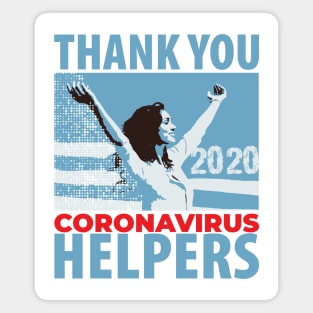 Thank You Coronavirus Helpers Magnet